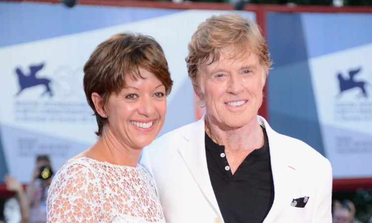 Shauna Redford's father Robert Redford and stepmother, Sibylle Szaggars